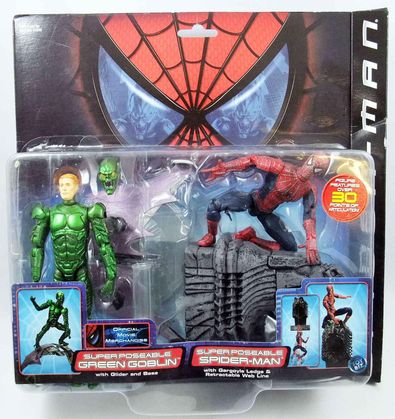 spider man action figures 2002