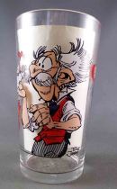 Spirou - Amora Mustard glass - Spirou & Champignac (large size)