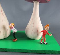 Spirou - Figurine Prémium Bonbons Léo - Scénette avec Spirou Fantasio & Champignac