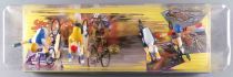 Sprint Final - Set of 4  Plastic Cyclists + Cup - Mint in Box