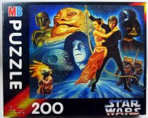 Star Wars - 200 pieces Jigsaw Puzzle \ Return of the Jedi\  - MB 1995 (ref.14465)