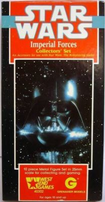 1988 West End Games Star Wars 40303 Bounty Hunters Adventure Set Grenadier  Models 25mm Metal (1A)