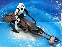 Star Wars (Loose) - Kenner/Hasbro - Biker Scout (With Speeder Bike)