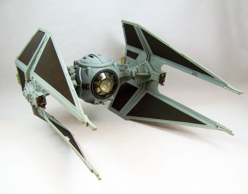 Star Wars (Power of the Jedi) - Hasbro - TIE Interceptor with Imperial ...