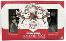 Star Wars (Saga Collection) - Hasbro - Clone Trooper & Super Battle Droid (Jedi-Con 2004: The Holocron Adventure)