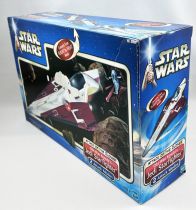 Star Wars (Saga Collection) - Hasbro - Obi-Wan Kenobi\'s Jedi Starfighter (loose with box)