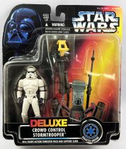 Star Wars (The Power of the Force) - Kenner - Crowd Control Stormtrooper (Deluxe)