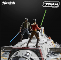 Star Wars (The Vintage Collection) - Hasbro Pulse - The Ghost (Ahsoka) - Vehicle + 6 action figures