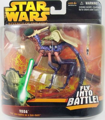 Star Wars Episode III (Revenge of the Sith) - Hasbro - Yoda & Can