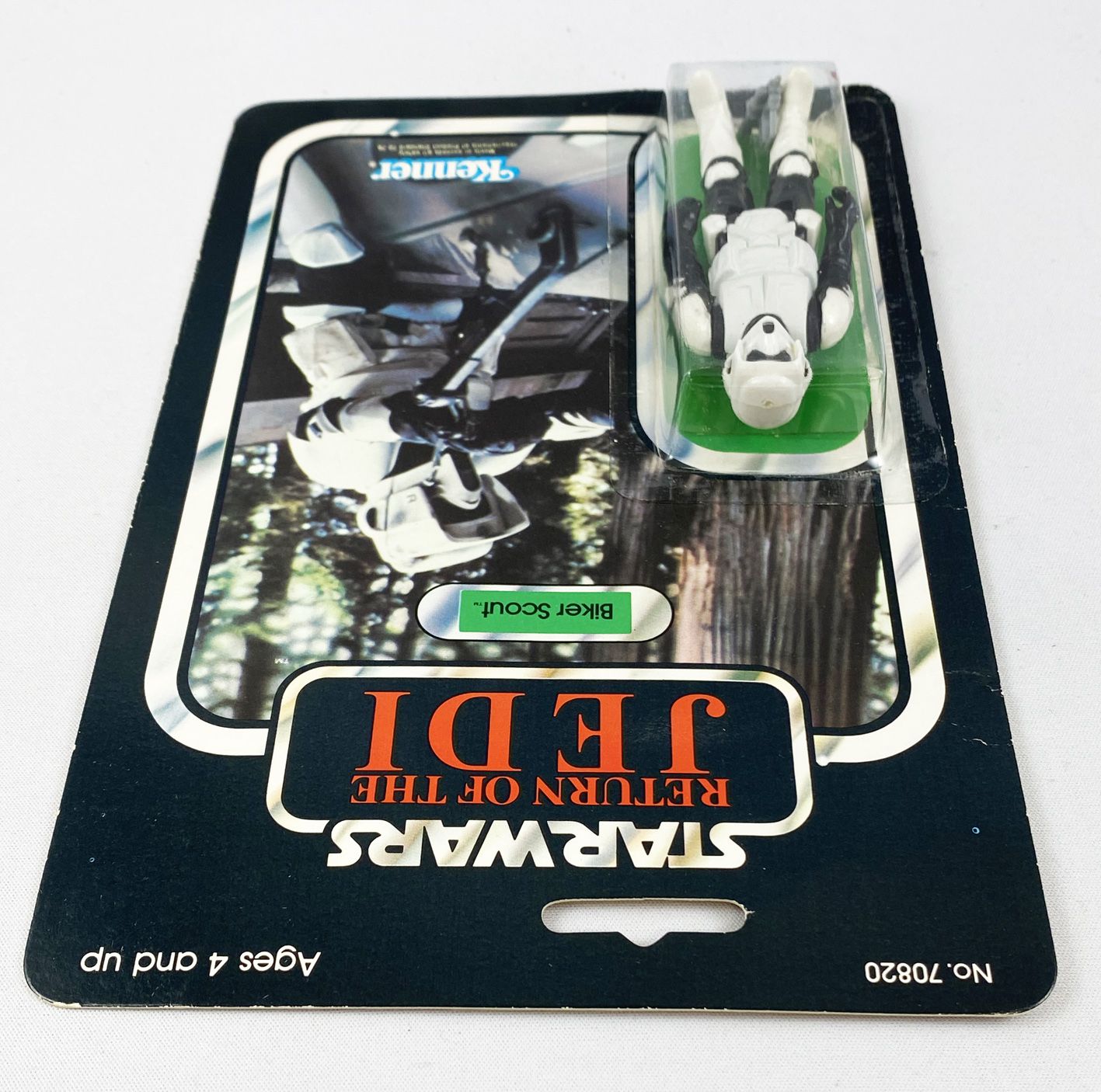 Star Wars ROTJ 1983 - Kenner 65back A - Biker Scout