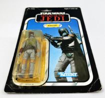 Star Wars ROTJ 1983 - Kenner 77back A - Boba Fett (cracked bubble)