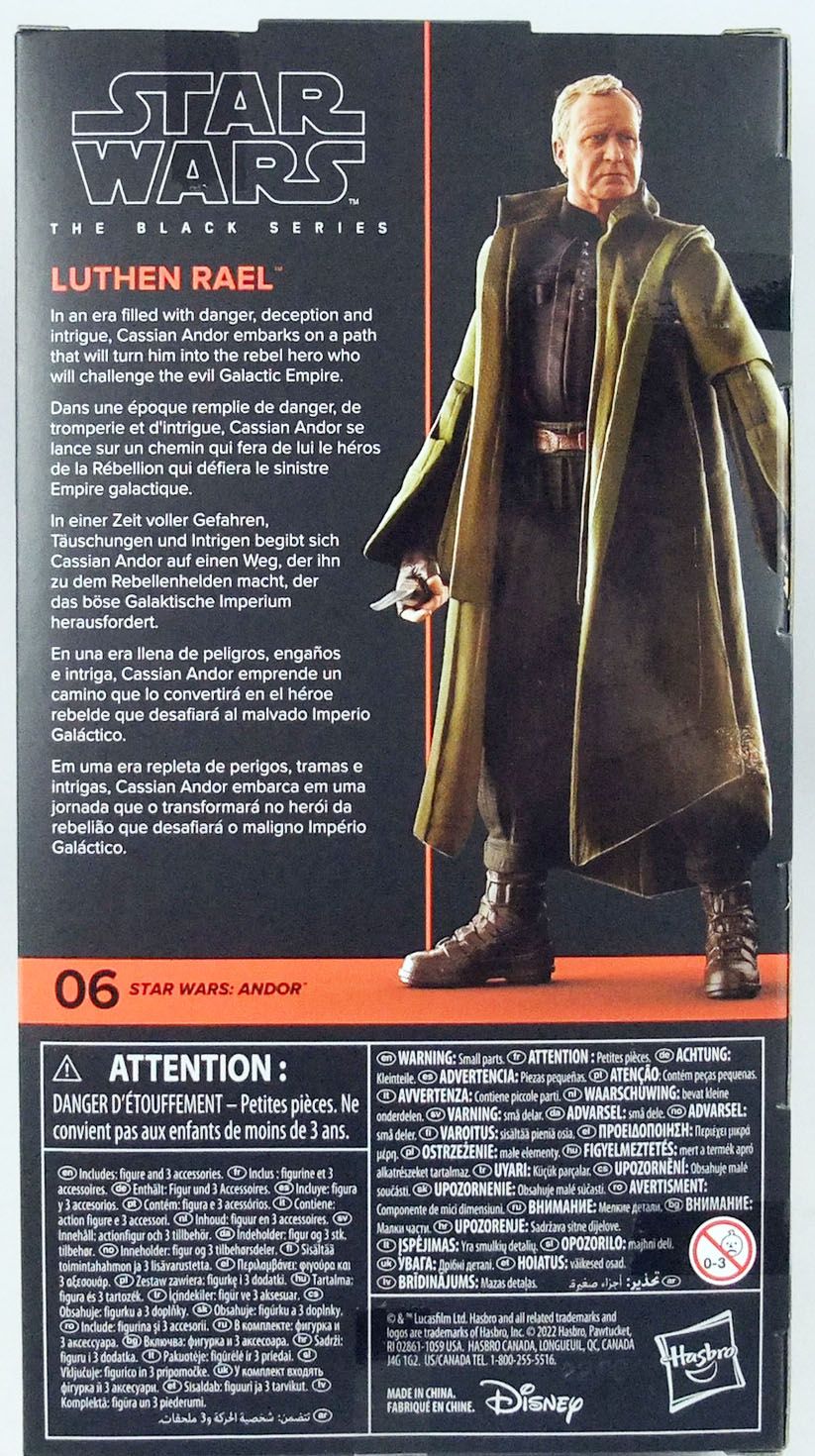 Hasbro Star Wars The Black Series Star Wars: Andor Luthen Rael 6