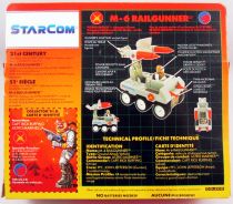 Starcom - Coleco - M-6 Railgunner (loose with box)