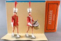 Starlux - Circus - 69 Series - Cheersleaders Marching (Red) & Drum (Red)  Mint in Box