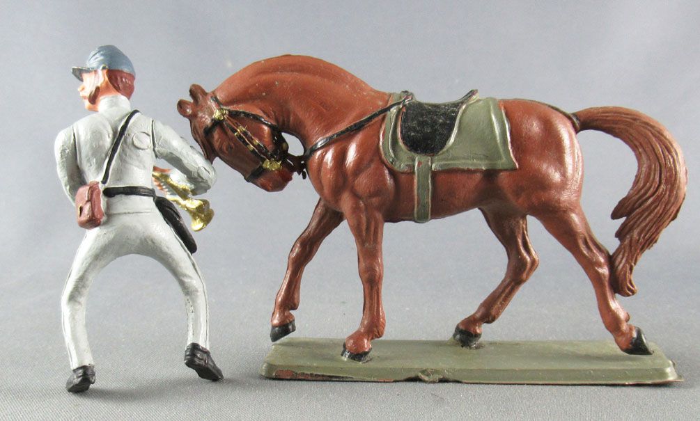 Starlux - Confederates - Regular Series - Mounted Bugler Looking Left ...