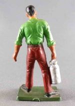 Starlux - The Farm - Farmer with Milkbottle (Green & Dark red) (75 series Ref PF4)