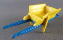 Starlux - The Farm - Wheelbarrow (Yellow Body Green Wheel) (ref 605)