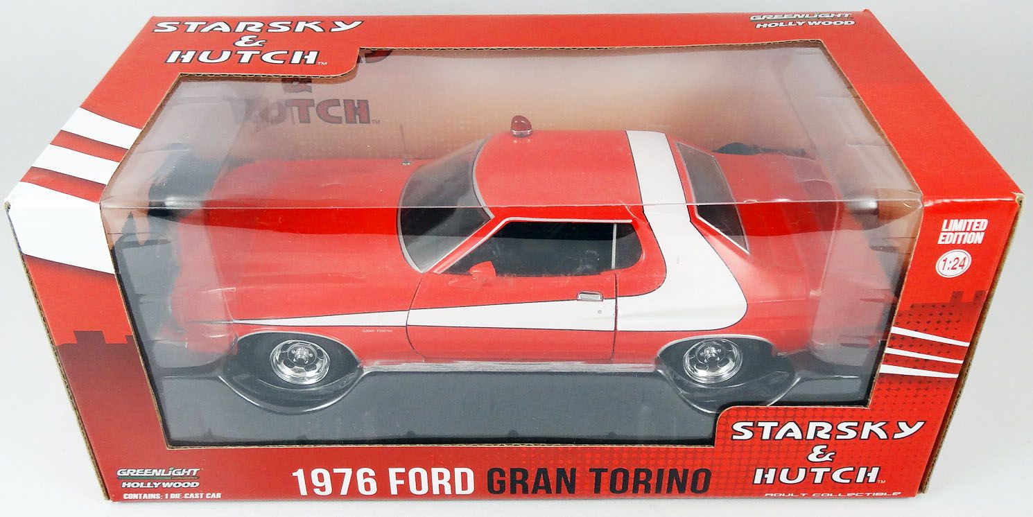 Starsky & Hutch - Greenlight Hollywood - 1:24 scale 1976 Ford Gran Torino  (diecast)