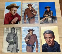 Steve McQueen - Lot de 6 Cartes Postales 