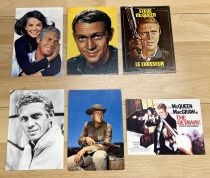 Steve McQueen John Wayne - Set of 6 Post Cards 