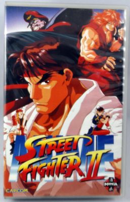 Street Fighter - Vhs Tape Manga Video - The Anime Movie