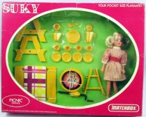 Suky - Ensemble \ Picnic\  avec Poupée 14cm - Matchbox 1974