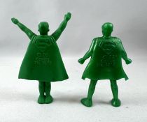 Superman - Set of 2 vintage Figurines