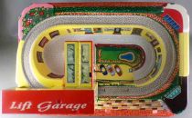 Technofix GE 308 1964 Lift Garage with 3 Mechanical tin Cars  Complete Boxed