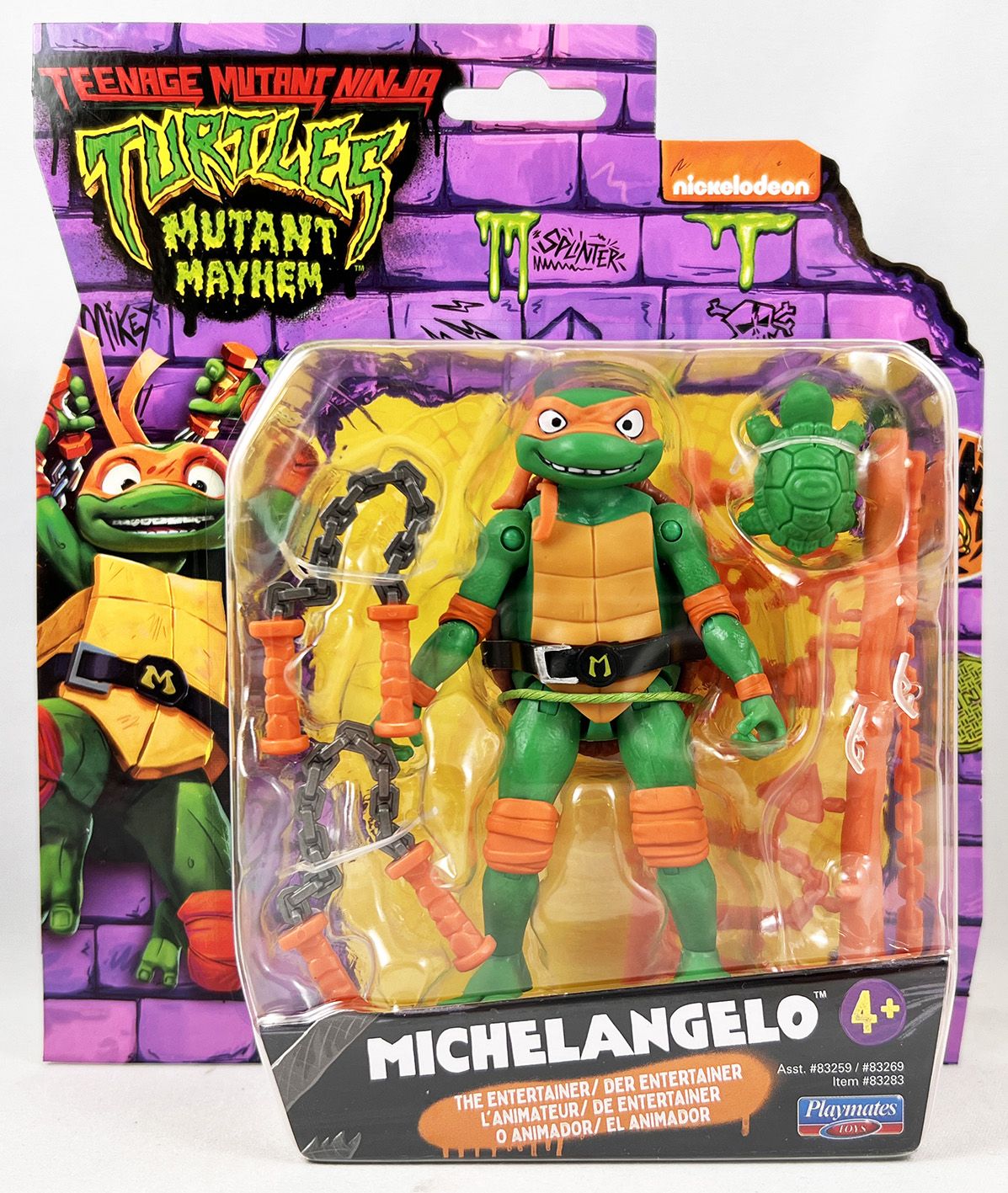 Teenage Mutant Ninja Turtles Mutant Mayhem Movie Playmates Michelangelo
