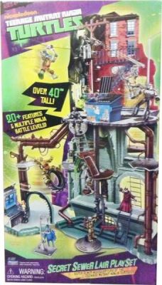 secret sewer lair playset