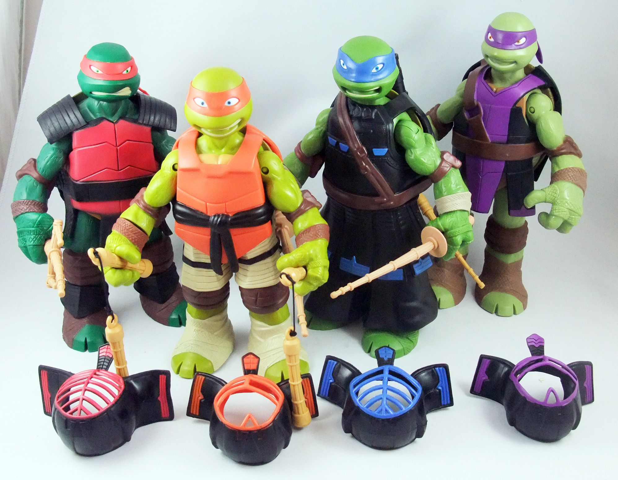 NECA TMNT Walmart Exclusive 2-Pack Set All 4 Ninja Turtles Figures NONMINT  