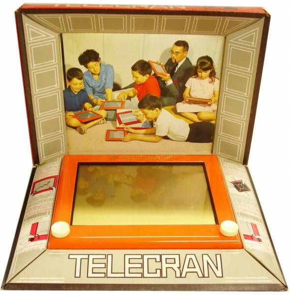 telecran orignal de marque Jouets Rationnels : dessin des années 1970