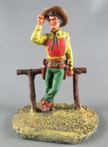 Tex Willer - Mini Scénette Figurine Plomb - Kit Willer