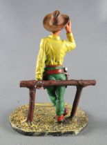 Tex Willer - Mini Scénette Figurine Plomb - Kit Willer