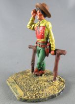 Tex Willer - Mini Scénette Figurine Plomb - Kit Willer