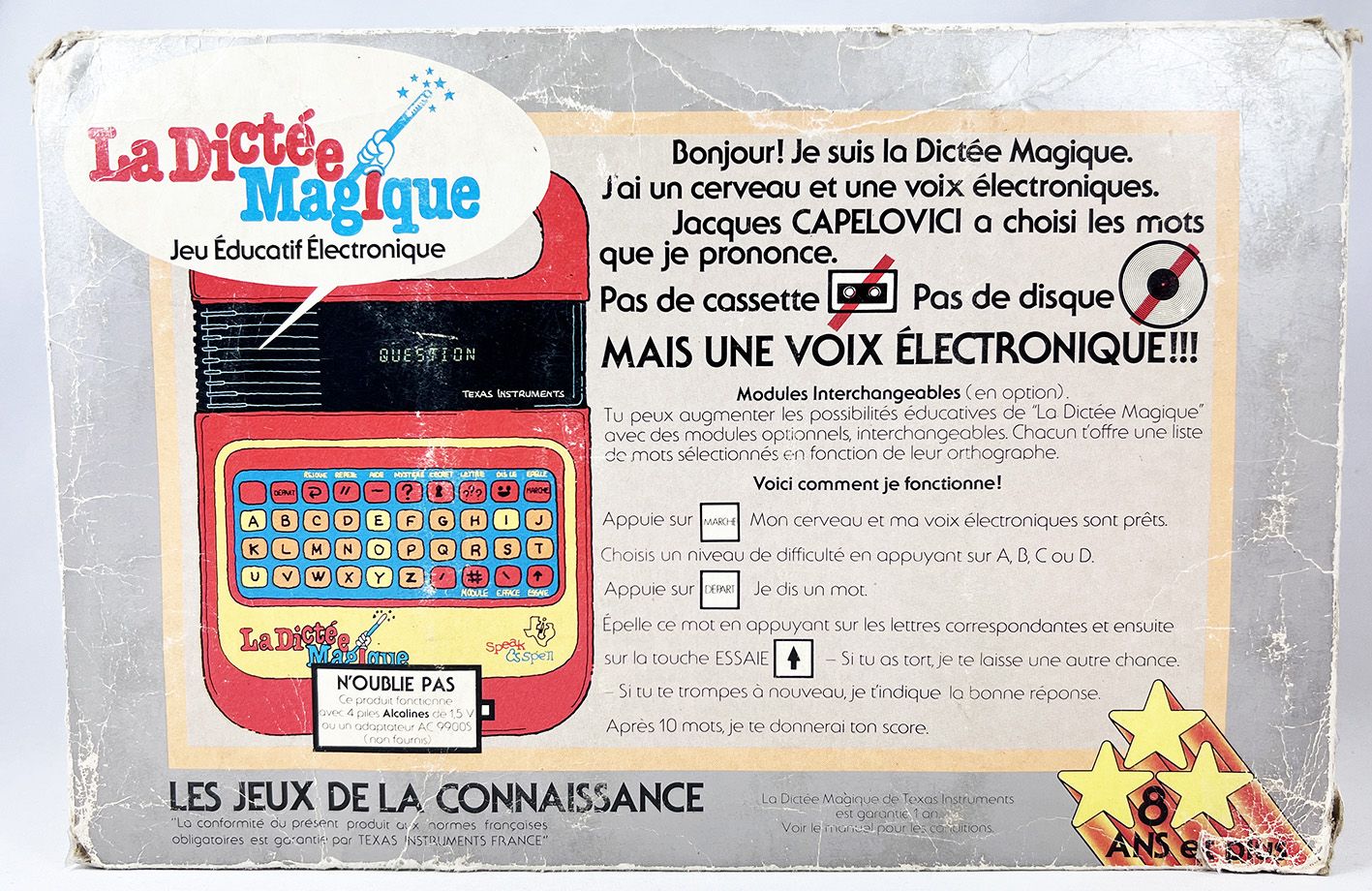 Texas Instruments - La Dictée Magique Electronique (1983