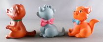 The Aristocats - Delacoste Squeeze Toys - Set of 5 Thomas O\'Malley Duchesse Toulouse Marie Berlioz