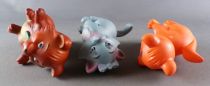 The Aristocats - Delacoste Squeeze Toys - Set of 5 Thomas O\'Malley Duchesse Toulouse Marie Berlioz