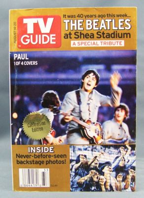 The Beatles - TV Guide August 14-20, 2005 (The Beatles at Shea Stadium ...