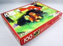 The Fox & the Hound - Jigsaw Puzzle 100 pieces \ Yoo hoo, here I am!\  - Nathan 1989 (ref.555253)