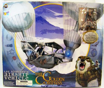 The Golden Compass - Popco - Popco - Tony Costa with Warthog Daemon Lee  Scoresby's Airship Vehicle