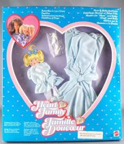 The Heart Family - Mom & Baby Fashions - Butterflies in Lace Dress - Mattel 1986 (ref. 3195)