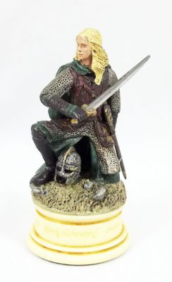 Hobbit jogando Xadrez - The Lord of the Rings - Eaglemoss - Sem