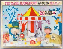 The Magic Roundabout - Arrow Games Ltd N°3164 - Complete Set of 4 Wooden Jig Saw 20 Pieces Puzzles