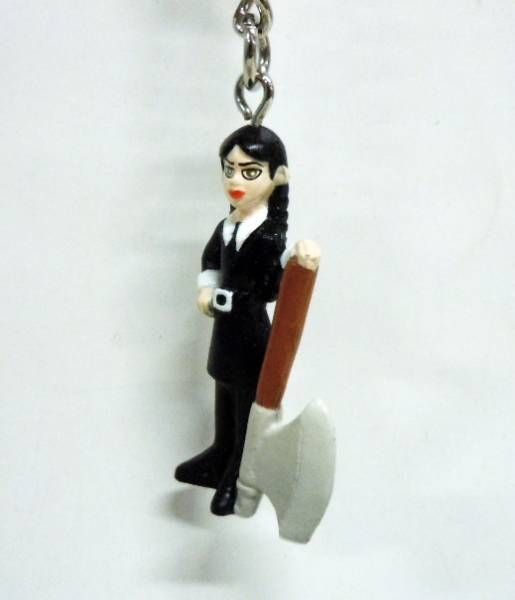 The New Addams Family Series - Wednesday Addams (PVC Figure / Keychain)-  Zavico