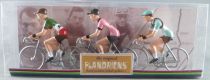 The Original Flandriens - Cycliste Métal - Les Héros - Fausto Coppi Maillot Legnano + Bianchi Pirelli + Bianchi Ursus