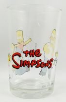 The Simpsons - Amora Mustard glass - Homer & Bart