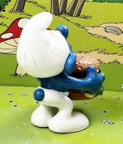 The Smurfs - McDonald\'s 1996 (20158) Smurf with Hamburger (MD9610)