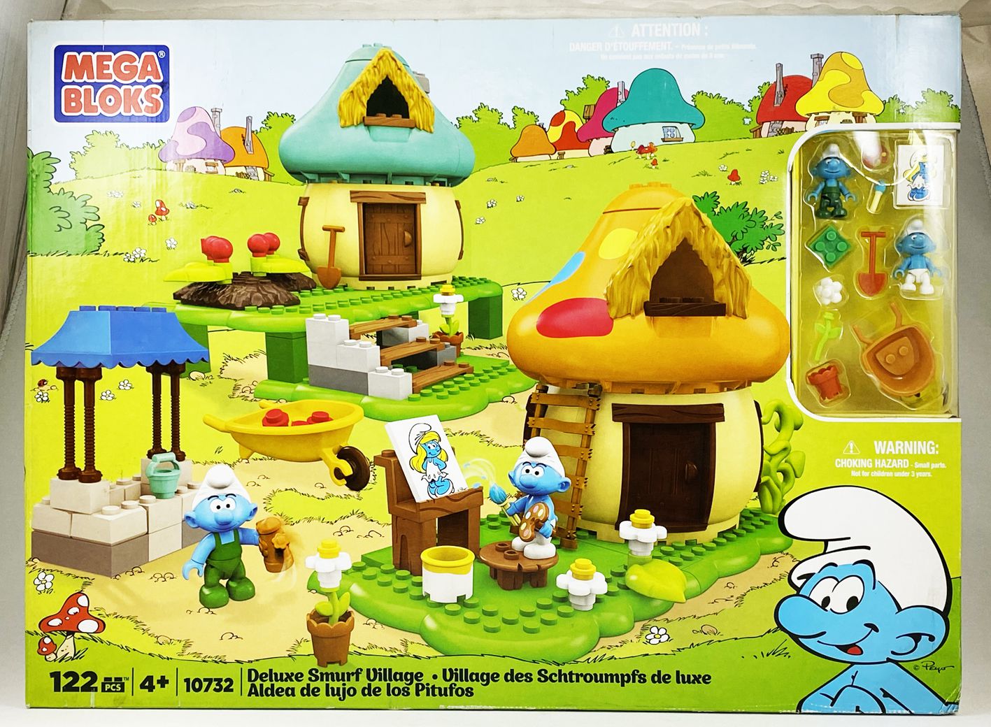 The Smurfs - Mega Bloks - Deluxe Smurf Village (Ref 10732)