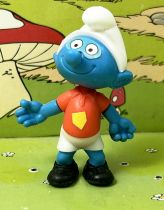 The Smurfs - Premium Kinder Surprise Figure - Soccer Smurf #01